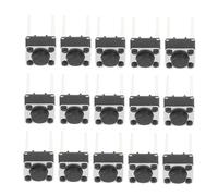 HOMOCONO 100pcs Micro Momentary Tactile Push Button Switches 6x6x5mm Dip Pcb Mount Electronic Replacement Buttons for Diy Electronics and Circuit Boards
