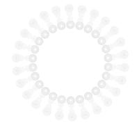 HOMOCONO 100pcs Sleek Event Wristband Buckles Plastic Buckles for Wristbands for Vinyl Press Studs