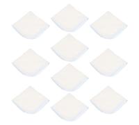 HOMOCONO 10pcs Cotton Muslin Face Washcloths for Babies and Dads, Soft and Skin-Friendly Nursing Towels for Bathing and Feeding, Does Not Irritate or Fade, Newborn Toiletries