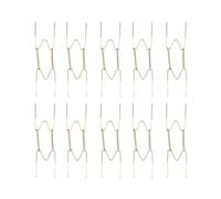 HOMOCONO 10pcs Inch Spring Style Invisible Plate Tray Wire Hanger Holders