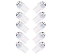 HOMOCONO 10pcs Rollerball Bottles Inserts for Essential Oils and Lip Oil, Pe Plastic with Steel Roller Balls, Easy Installation and Convenient DIY Production Accessories for Perfume