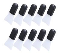 HOMOCONO 10pcs Silicone Facial Mask Brush Set for Makeup Application and Skincare, Soft and Flexible Makeup Tool for Even Mask Spreading and Comfortable Use