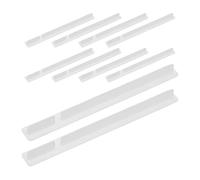 HOMOCONO 10pcs Silicone Pcie Slot Covers for Computer Chassis Easy Installation and Removal Dustproof Slot Plugs 8.20x0.75x0.50cm Tower Blank Protectors for Desktop Motherboards