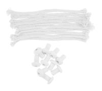 HOMOCONO 10sets Experimental Flask Lamp Wick Set Replacement Wicks for Diy Bottle Miners Lamp for Laboratory Use