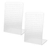 HOMOCONO 120 Holes Earrings Display Holder Acrylic Jewelry Organizer Rack 2pcs Set for Storefront and Daily Use