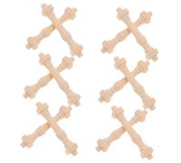 HOMOCONO 12Pcs Dollhouse Miniature Pillars Realistic Accessories for Dollhouse Furniture Decoration for DIY Crafting and Creative Play