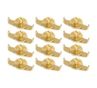HOMOCONO 12Pcs Erhu String Adjusters Copper Fine Tuners String Repair Tools for Erhu Accessories for Accurate Tuning and Instrument Setup