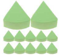 HOMOCONO 12pcs Fan-shaped Makeup Powder Puff Sponges for Primers and Makeup Products Super Soft Hydrophilic Polyurethane Cosmetic Sponges Suitable for Wet and Dry Use in Application