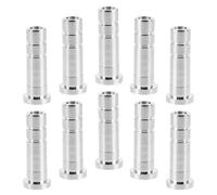 HOMOCONO 12pcs High-strength Aluminum Inserts for Arrow Shaft 6mm Precision Stability Replacement Base Accessories for Archery Training and Shooting