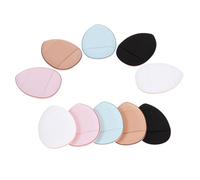 HOMOCONO 12pcs Mini Powder Puff Small Makeup Blending Pads for Loose Powder and Foundation Soft Facial Cosmetic Applicators for Wet and Dry Use Portable and Gentle Skin Random Color