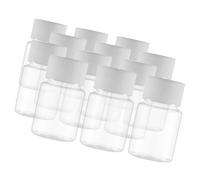 HOMOCONO 12pcs Ml Plastic Medicine Bottles with Reliable Sealing and Easy to Handle Features, Empty Pill Bottles for Medication Box Storage and Personal Use