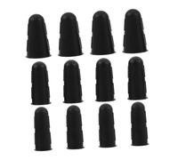 HOMOCONO 12pcs Silicone Hot Glue Finger Caps Slip Reusable Thumb Protectors for Crafting Sewing and Wax Work Thermal Insulation and Improved Grip for Safety