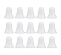 HOMOCONO 15pcs Christmas Hanging Ornament Christmas Ornaments Solid Bell Shape Foam 9cm White DIY for Tree Furniture Coloring Graffiti Painting