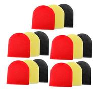 HOMOCONO 15pcs Microphone Sponge Covers Sturdy Mic Cover for Noise Reduction Wind Interference Protection Microphone Accessories for Ktv and Recording