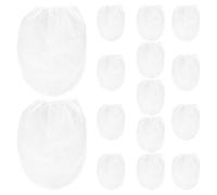 HOMOCONO 15pcs Paint Filter Bag Fine Mesh Nylon 1 Gallon White Elastic Top Disposable Bag for Painting and Brewing