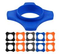 HOMOCONO 16pcs Microphone Protective Cover Rubber Ring Mic Sleeve Shockproof Accessories Slip Fall Protection for Handheld Microphones Ktv Stage Performance