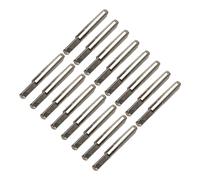 HOMOCONO 16pcs Silver Metal Lyre Harp String Nails Fine Workmanship and Simple Installation for Guzheng and Dulcimer Musical Instrument Accessories