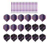 HOMOCONO 18 Sets Aluminum Alloy Dart Accessories Kit for Darts Shaft Set