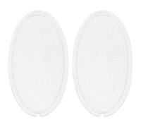 HOMOCONO 1Pair Transparent Replacement Lamp Shade for Range Hood Light Cover Clear Abs Old Style Lampshade Easy Installation and Cleaning Fits Multiple Kitchen Extractor Models