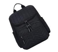 HOMOCONO 1pc Large Capacity Diaper Storage Bag Portable Backpack with Dry Wet Separation for Travel and Outdoor Use Black Organizer Suitable for Moms the Go