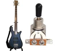 HOMOCONO 1pc Level Sound Pickup Switch for Lp-style Guitar Black Button for Precise Tone Control Professional Guitar Replacement Part
