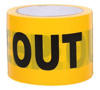 HOMOCONO 1roll Non-adhesive Caution Tape Keep Out Warning Tape for Crime Scene Construction Sites and Hazardous Areas Eye-catching Design