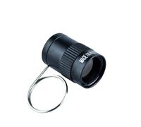 HOMOCONO 2.5x17.5 Ultra Miniature Monocular Telescope Finger Buckle Pocket Handheld Telescope for Outdoor Observation and Travel - Compact Black