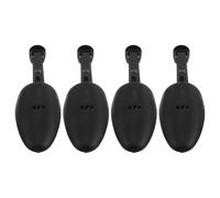 HOMOCONO 2 Pairs Mens Shoe Trees Plastic Adjustable Shoe Horns Convenient Use and Antiwrinkle Shaping for Daily Wear Black Pair