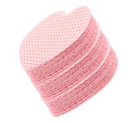 HOMOCONO 200 Sheets Nail Wipes for Gel Nails Cotton Polish Remover Wipes Heart-shaped Soft and Lint-free for Home Use Large Capacity Pink