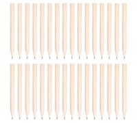HOMOCONO 200pcs Bulk Mini Wooden Pencils Pre-sharpened Half Hb round Wood Cased Short Pencils with Durability and Strength, for Classroom and Note Taking