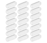 HOMOCONO 200pcs Rubber Headband Protector Caps Comfortable DIY Accessory End Cap Accessories for Hair Bands Suitable for Hair Styling and Repair