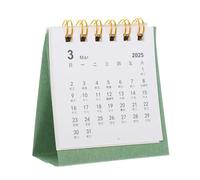 HOMOCONO 2025 Small Calendar Desktop Calendar 2025 Spiral Binding Can Be Written on Office Dorm Use