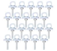 HOMOCONO 20pcs Adjustable Chain Tensioner Screw for Cycling, Steel Silver