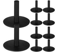 HOMOCONO 20pcs Black Plastic Duck Display Rack for Car Dashboard, Easy to Install Pp Material Model Stand with Double-sided Tape, Multifunctional Car Doll Support Rack for Winch and Bumper
