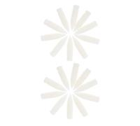 HOMOCONO 20pcs Marker Nibs Replacements with Soft Nylon Tip, White | Wide Compatibility, Easy Replacement for Acrylic Markers, Painting Drawing and Writing Use