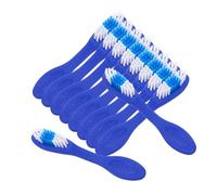 HOMOCONO 20pcs Self-harm Toothbrush Soft Handle Toothbrush Brush for Dentures Prison Care Portable Short Tooth Brush Bulk Correctional