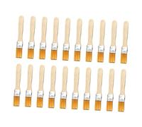 HOMOCONO 20pcs Small Cleaning Brush Set Wooden Handles, Keyboard and Paint Brushes for Dust Removal and Maintenance, Suitable for Electronics and Painting Tasks