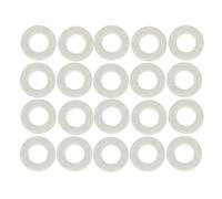 HOMOCONO 20pcs White Felt Trumpet Key Mats with Protective and Fixing Effects, Replacement Instrument Pads for Standard Trumpets, for Band and Orchestra Use