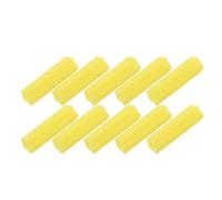 HOMOCONO 20pcs Yellow Silicone Protective Sleeve for Cuticle Nippers Comfortable Grip and Easy to Clean Design, Travel-friendly Cuticle Nipper Sleeve Protector for Nail Dead Skin Scissors