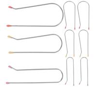 HOMOCONO 24pcs Hot Roller Securing Pin Hair Curler Clips Compact Stainless Steel Resin Suitable for Hair Lengths and Types Home Use for Friends and Relatives