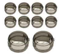 HOMOCONO 24Pcs Stove Knob Covers Secure Gas Oven Knob Protectors Easy Install Safety Guards for Home Kitchen Transparent Prevent Accidental Use
