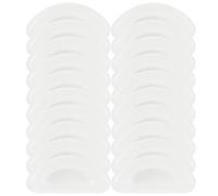 HOMOCONO 25 Pairs Silicone Replacement Eyeglass Nose Pads D-Shaped Non-Slip Self-Adhesive Nose Pad Repair Kit for Comfortable Glasses Support and Easy to Clean