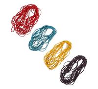 HOMOCONO 2560pcs Rubber Bands Elastic Organizing Band for Office Supplies Strong Grip for File Folder Organization Bright Office Supplies for Bill Envelope and Pencil Wrapping