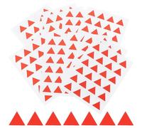 HOMOCONO 288Pcs Red Triangle Self-Adhesive Map Marking Stickers Small Decorative Decals for Planning and Travel Office Use