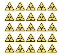HOMOCONO 290pcs Yellow Pvc Warning Decal Stickers for Nuclear Equipment Safety Signs Wear-resistant and High Efficiency Warning Features Do Not Touch Adhesive Safety Labels
