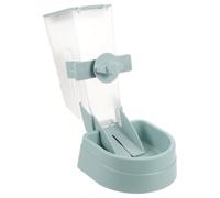 HOMOCONO 2l Automatic Dog Feeder with Convenient Lid and Spill Prevention, Hanging Pet Food Dispenser for Dogs and Puppies, Plastic Material Suitable for Home and Travel Use