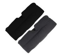 HOMOCONO 2pcs Adjustable Modal Cotton Eye Mask for Sleeping, Ultra Soft Breathable Sleep Mask with Ergonomic Fit for Men and Women, for Prolonged Airplane Journeys and Nap Time