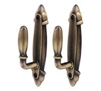 HOMOCONO 2pcs Aluminum Alloy Decorative Wall Hook Multifunctional Curtain Hook Sturdy Design with Multiple Using Range for Hotel and Store