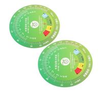 HOMOCONO 2pcs Bmi Calculation Wheel Plastic Body Weight Calculator with Quick Bmi Reference and Accurate Health Measurement for Fitness Training the Go Use