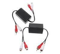 HOMOCONO 2pcs Car Audio Filters Noise Isolator Module Rca Noise Filter Ground Loop Isolator Amplifier Accessories